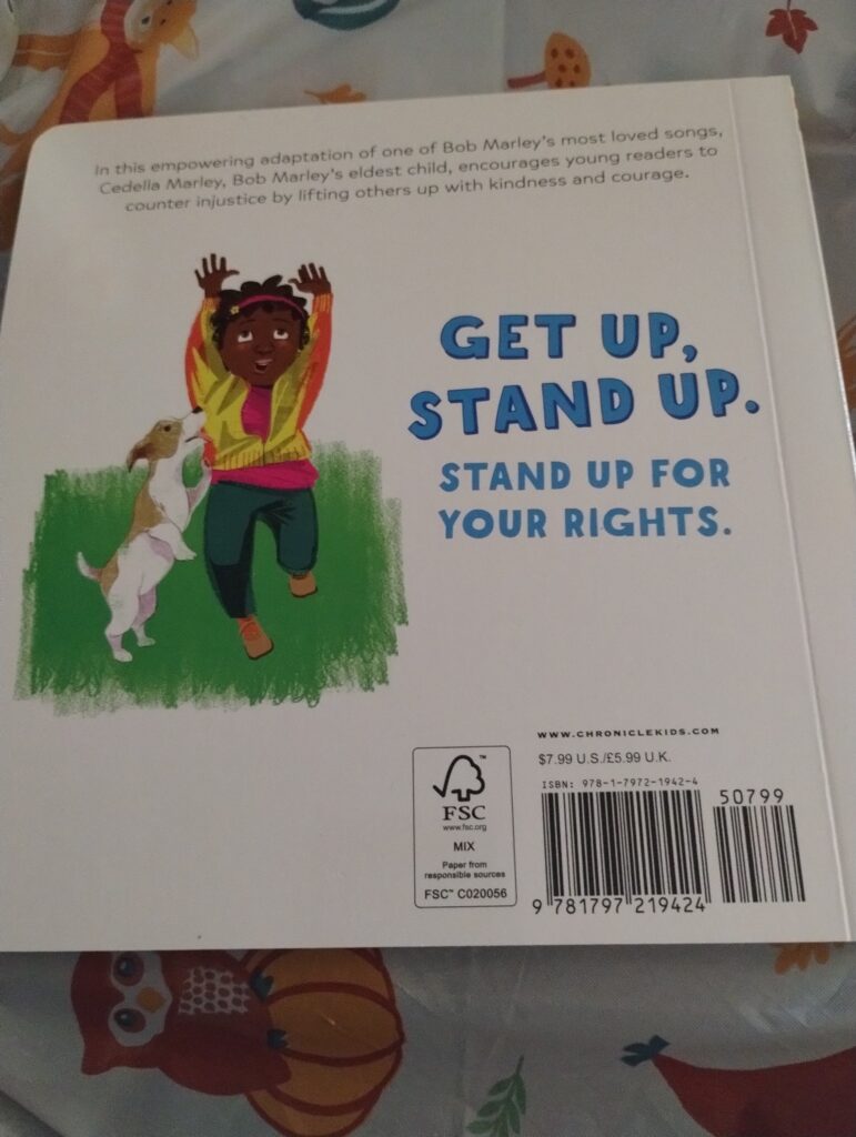 Get Up, Stand Up: (Preschool Music Book, Multicultural Books for Kids, Diversity Books for Toddlers, Bob Marley Children's Books) (Bob Marley by Chronicle Books