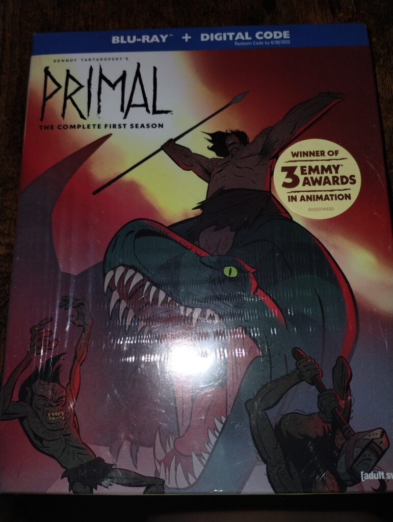 Just Announced - Get Into Survival Mode - Genndy Tartakovsky's Primal: The Complete Second Season - Is Coming to Blu-ray and DVD April 25th