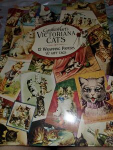 Christmas Gift Guide 23: Cynthia Hart's Victoriana Cats 12 Wrapping Papers & Gift Tags