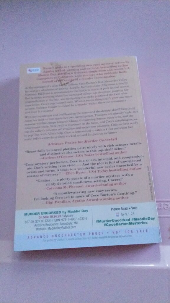  Murder Uncorked A Cece Barton Mystery