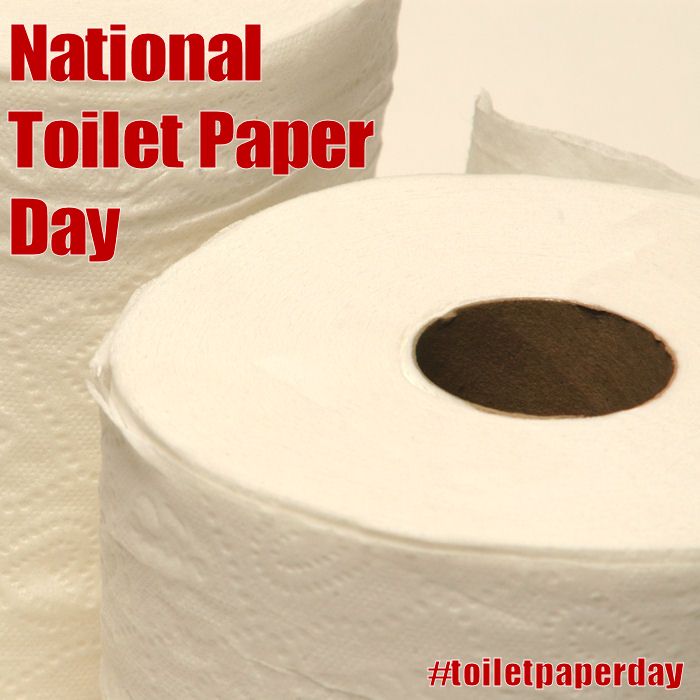 August 26 National Toilet Paper Day #ToiletPaperDay