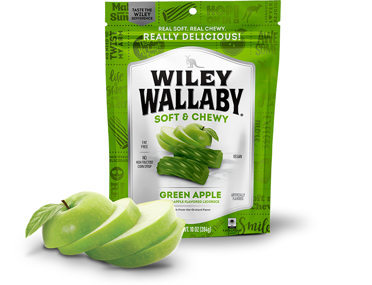 Christmas Gift Guide 24: Wiley Wallaby Licorice: CLASSIC RED NATURAL STRAWBERRY FLAVORED LICORICE & GREEN APPLE GREEN APPLE FLAVORED LICORICE