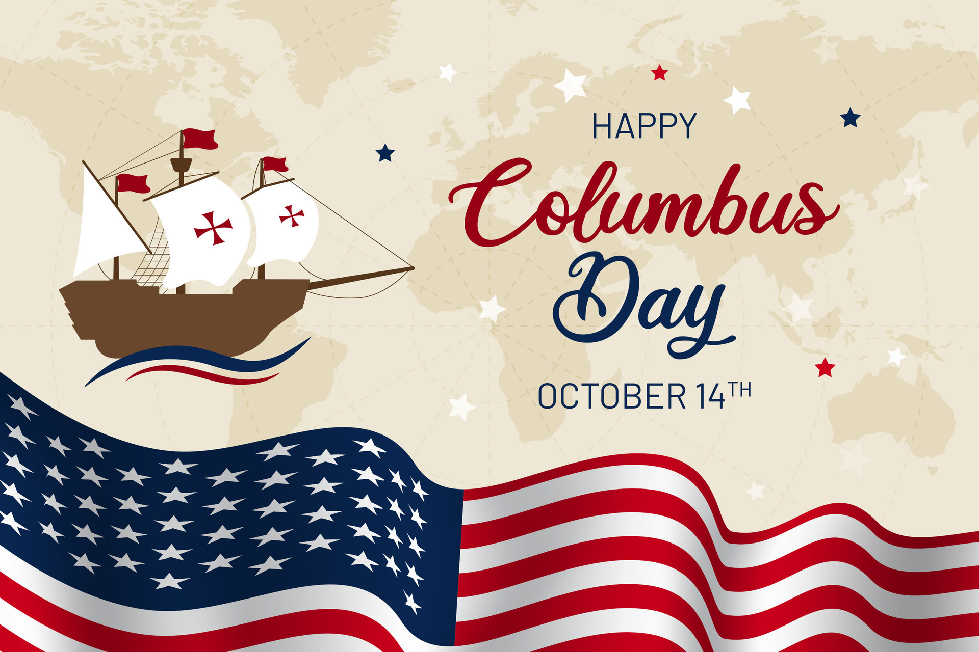 October 14 Columbus Day #ColumbusDay