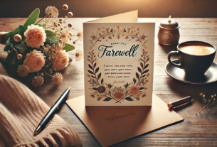 Farewell cards: the goodbyes meaningful and memorable