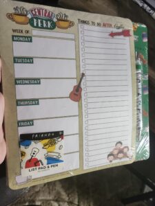 Friends The Television Series List Pad & Pen