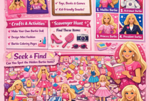 March 9 – National Barbie Day | #NationalBarbieDay Presented by TheMommiesReviews.com | Free Barbie Scavenger Hunt Printable & Seek‑and‑Find Activity