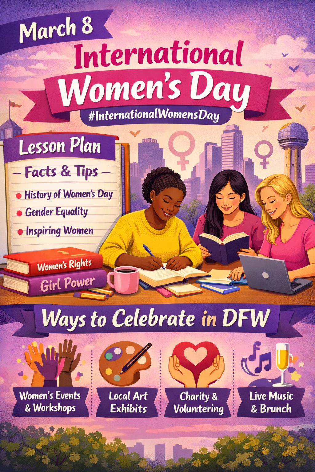 Date Holiday Hashtag March 1 Finisher’s Medal Day #FinishersMedalDay March 1 National Dadgum That’s Good Day #DadgumThatsGoodDay March 1 National Fruit Compote Day #NationalFruitCompoteDay March 1 National Horse Protection Day #HorseProtectionDay March 1 National Peanut Butter Lover’s Day #PeanutButterLoversDay March 1 National Pig Day #NationalPigDay March 1 Plan a Solo Vacation Day #PlanASoloVacationDay March 1 Self-Injury Awareness Day (SIAD) #SelfInjuryAwarenessDay March 1 St. David’s Day #StDavidsDay March 1 World Compliment Day #WorldComplimentDay March 1 Zero Discrimination Day #ZeroDiscriminationDay March 2 Fast of Esther #FastofEsther March 2 Labour Day – Western Australia #LabourDay March 2 National Banana Cream Pie Day #BananaCreamPieDay March 2 National Old Stuff Day #NationalOldStuffDay March 2 National Read Across America Day (Dr. Seuss’s BirthDay) #ReadAcrossAmericaDay March 2 Purim Eve #Purim March 3 King Island Show #KingIslandShow March 3 National Anthem Day #NationalAnthemDay March 3 National Cold Cuts Day #NationalColdCutsDay March 3 National I Want You to be Happy Day #IWantYouToBeHappyDay March 3 National Mulled Wine Day #NationalMulledWineDay March 3 Purim #Purim March 3 Soup It Forward Day #SoupItForwardDay March 4 March Forth and Do Something Day #MarchForth March 4 Marching Music Day #MarchingMusicDay March 4 National Grammar Day #NationalGrammarDay March 4 National Hug a G.I. Day #HugAGIDay March 4 National Pound Cake Day #NationalPoundCakeDay March 4 Shushan Purim #Purim March 5 Cinco de Marcho #CincoDeMarcho March 5 National Absinthe Day #NationalAbsintheDay March 5 National Cheese Doodle Day #NationalCheeseDoodleDay March 5 National Hospitalist Day #NationalHospitalistDay March 5 National Multiple Personality Day #MultiplePersonalityDay March 6 Global Day of Unplugging #GlobalDayOfUnplugging March 6 National Dentist’s Day #NationalDentistsDay March 6 National Dress Day #NationalDressDay March 6 National Dress in Blue Day #DressInBlueDay March 6 National Employee Appreciation Day #EmployeeAppreciationDay March 6 National Frozen Food Day #NationalFrozenFoodDay March 6 National Oreo Cookie Day #NationalOreoCookieDay March 6 National Speech and Debate Education Day #SpeechAndDebateEducationDay March 6 National White Chocolate Cheesecake Day #WhiteChocolateCheesecakeDay March 7 National Be Heard Day #NationalBeHeardDay March 7 National Cereal Day #NationalCerealDay March 7 National Crown of Roast Pork Day #CrownRoastOfPorkDay March 8 Daylight Savings Time #DaylightSavings March 8 International Women’s Day #InternationalWomensDay