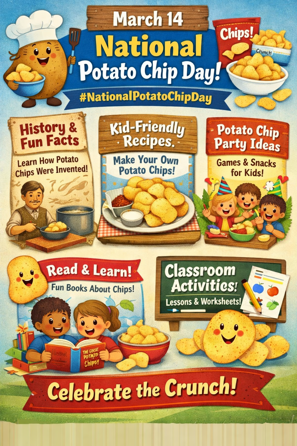 🥔 March 14 — National Potato Chip Day