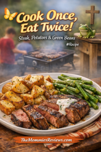 Cook Once, Eat Twice: Our Sunday Steak Dinner + Apartment‑Friendly Grill Review + $5 Monday Lunch