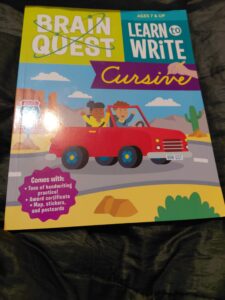 Brain Quest Learn to Write Cursive — A Family Practice Book for Real-Life Learning