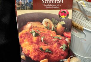 German Week Chicken Schnitzel with Apple Strudel Dessert