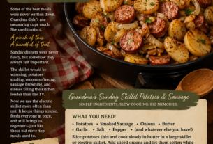 🌿 LIFE AS WE BLOOM — Cooking Through Every Season- Sunday Series: Grandma’s Skillet Love & Stories