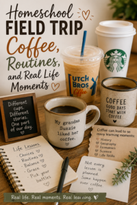 Homeschool Field Trip: Coffee, Routines, and Real -Life Moments