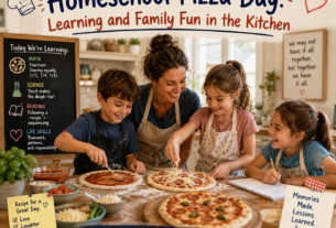 Homeschool Pizza Day: Learning and Family Fun in the Kitchen