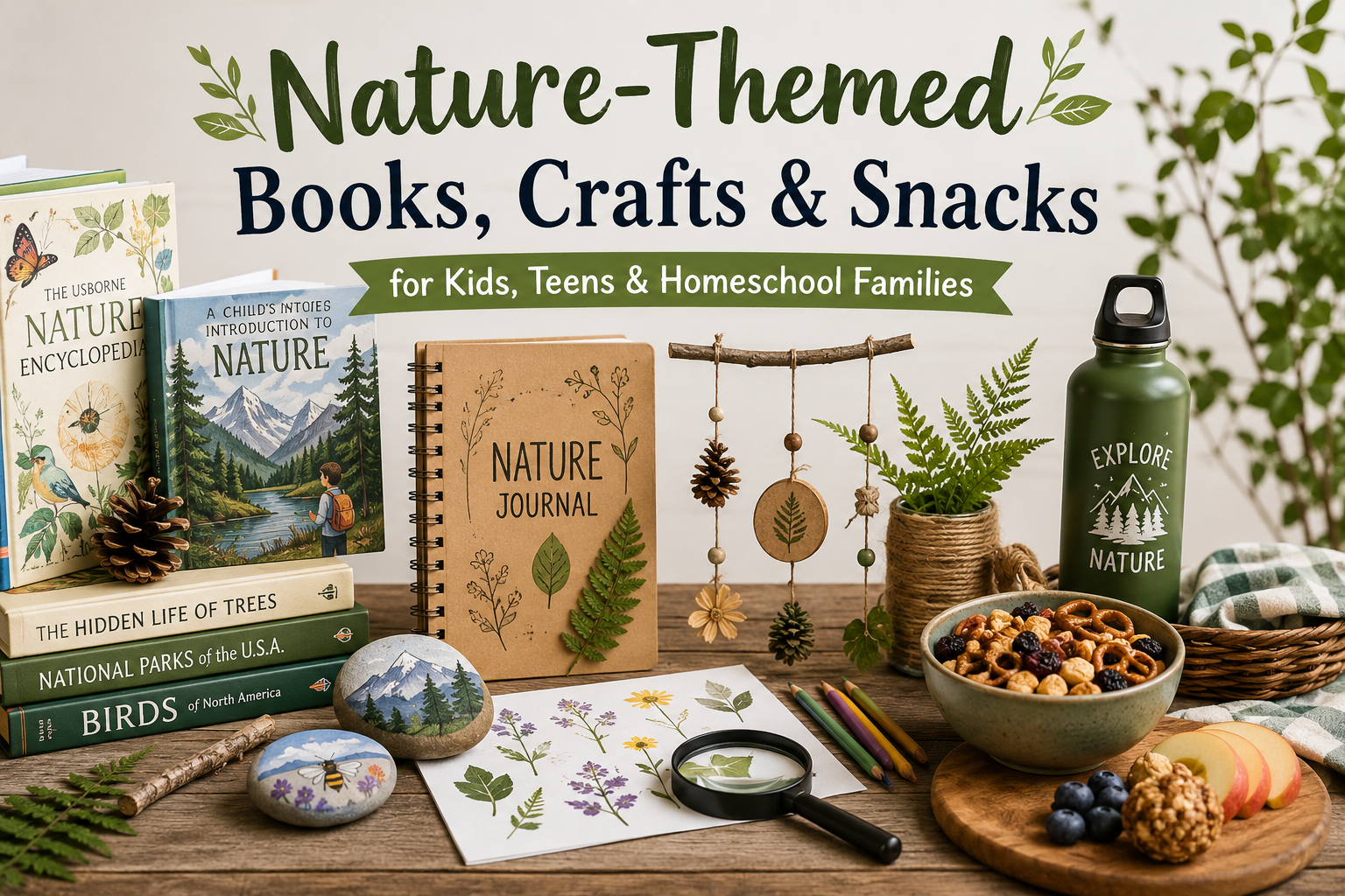 Nature-Themed Books, Crafts & Snacks for Kids, Teens & Homeschool Families