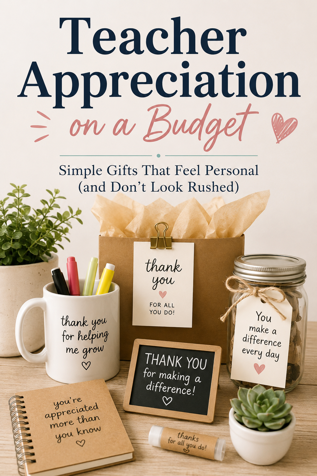 Teacher Appreciation on a Budget — Simple Gifts That Feel Personal (and Don’t Look Rushed)