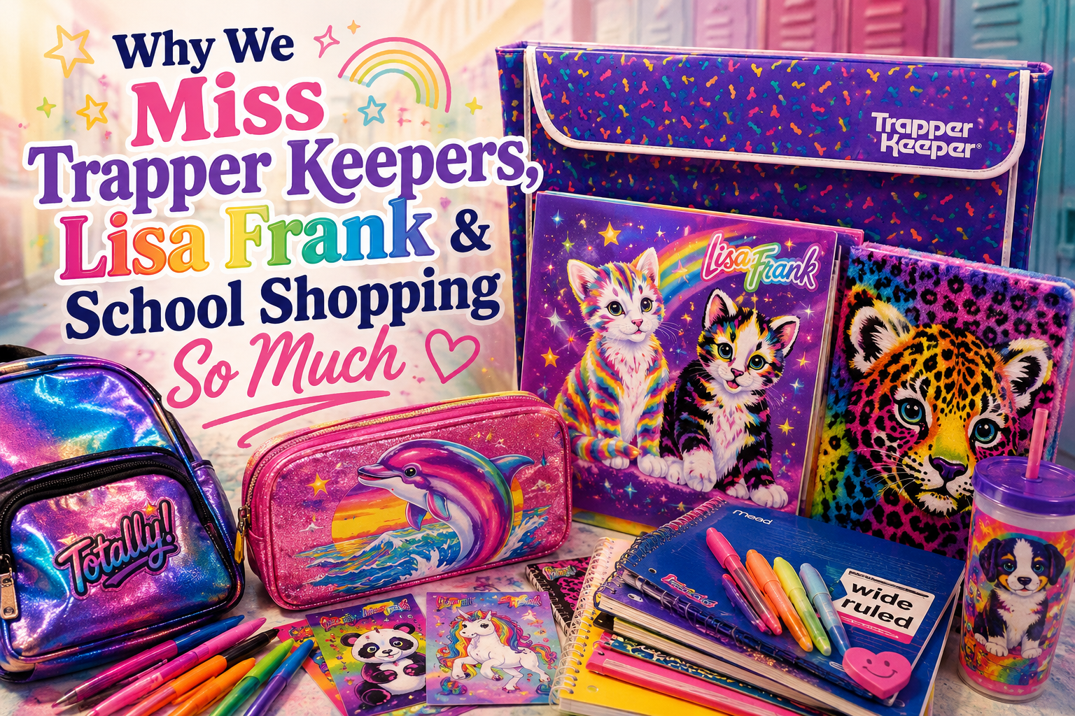 Why We Miss Trapper Keepers, Lisa Frank & School Shopping So Much