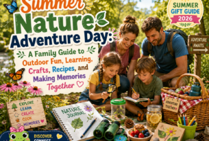 🎉🌎 Summer Nature Adventure Day: A Family Guide to Outdoor Fun, Learning, Crafts, Recipes, and Making Memories Together