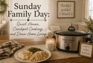 Sunday Family Day: Quiet House, Crockpot Cooking, and Down-Home Living