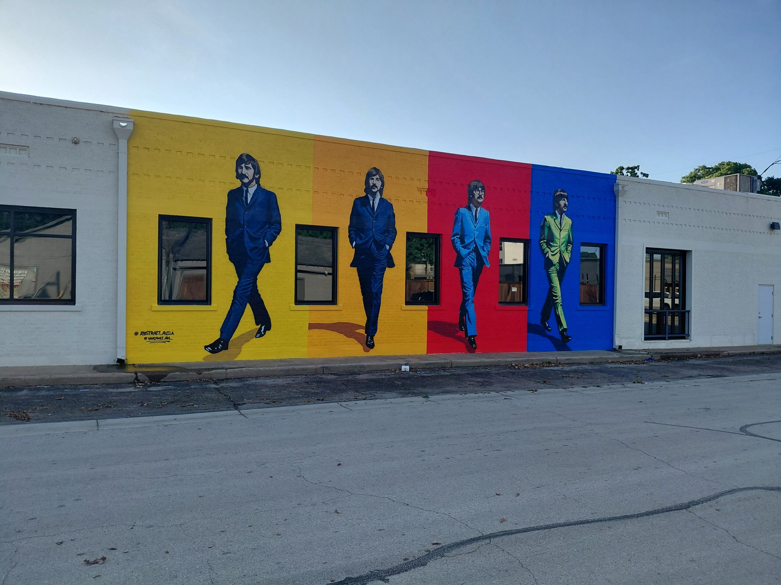 Hunting for the Hidden Beatles Mural in Fort Worth's Riverside Arts District