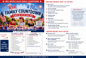 🇺🇸 Red, White & Blue Family Countdown – Day 4